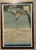 Lithographie ancienne d'après un célèbre chef-d'œuvre japona, Enlèvement ou Envoi