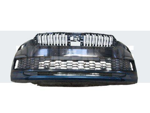 Bumper Skoda Kodiaq 565 SPORTLINE Facelift 21- Voorbumper Q4, Auto-onderdelen, Carrosserie, Bumper, Voor, Gebruikt, 6 maanden garantie
