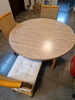 stoelen, Huis en Inrichting, Stoelen, Ophalen, Gebruikt, Bruin, Vier