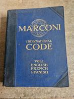 MARCONI - Internationale CODE Vol. I Engels Frans Spaans, Boeken, Non-fictie, Anglais/français/espagnol, Ophalen of Verzenden