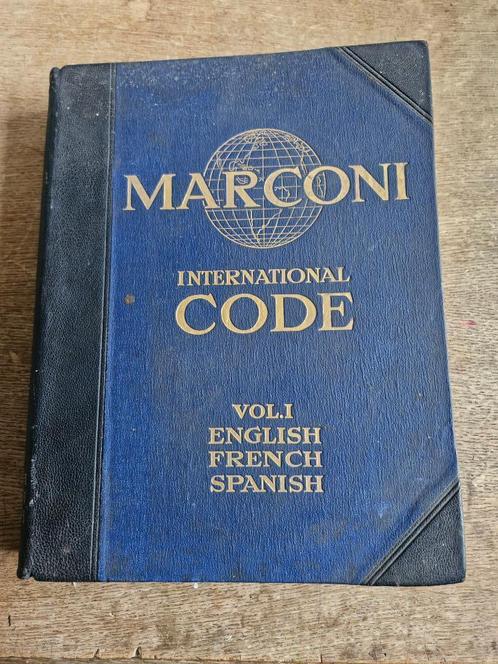 MARCONI - Internationale CODE Vol. I Engels Frans Spaans, Boeken, Taal | Overige Talen, Zo goed als nieuw, Non-fictie, Ophalen of Verzenden