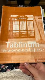 Ars legendi tablinum woordenlijst, Boeken, Schoolboeken, Ophalen, Gelezen, Nederlands, Van den Eynde