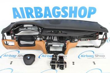 Airbag set Dashboard leer cognac speaker BMW X6 F16