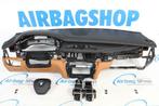 Airbag set Dashboard leer cognac speaker BMW X6 F16, Utilisé, Enlèvement ou Envoi