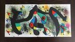 Joan Miró,'  Oiseaux surrealistes '. Litho Vintage, Antiquités & Art, Enlèvement ou Envoi