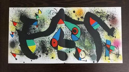 Joan Miró: ' Surrealistische Vogels '. Lithografie, Antiek en Kunst, Kunst | Litho's en Zeefdrukken, Ophalen of Verzenden