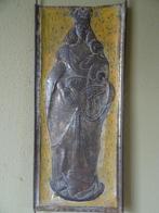 Pendentif ancien Sainte Marie Vierge à l'enfant 46cm 1870, Antiquités & Art, Enlèvement ou Envoi