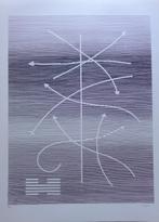 MICHEL SEUPHOR / HEXAGRAMMES YI-KING / ZW-W LITHO / 75x55cm, Antiek en Kunst, Ophalen of Verzenden