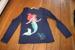 blauwe longsleeve Arielle maat 110-116, Enfants & Bébés, Vêtements enfant | Taille 110, Enlèvement ou Envoi, Utilisé, Fille, Chemise ou À manches longues