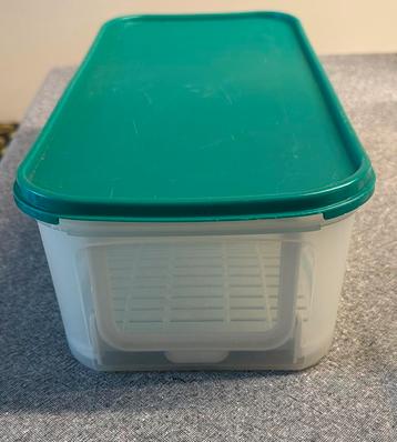 Tupperware, Enlèvement, Utilisé, Vert, Boîte