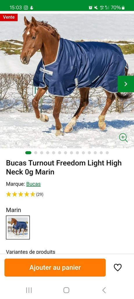 Bucas couverture, Animaux & Accessoires, Chevaux & Poneys | Couvertures & Couvre-reins, Comme neuf, Enlèvement