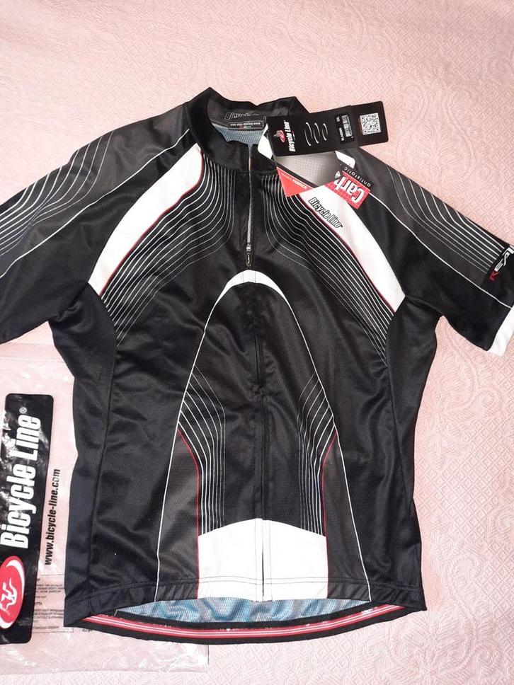 Maillot cycliste / vélo manches courtes - Bicycle Line (L), Fietsen en Brommers, Fietsaccessoires | Fietskleding, Nieuw, L, Ophalen of Verzenden