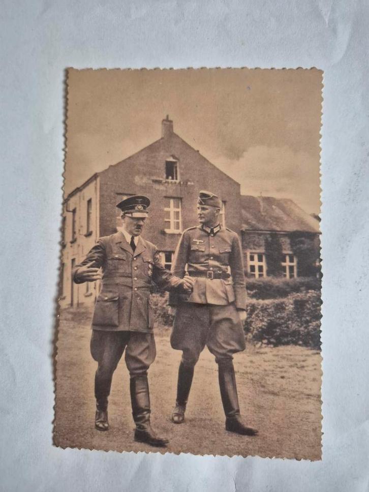 Fotokaart Hitler mei 1940 Brûly-de-Pesche (België), Verzamelen, Militaria | Tweede Wereldoorlog, Ophalen of Verzenden