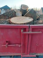 wagen met rollen brandhout, Enlèvement