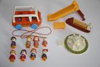 Vintage matchbox live-n-learn family camper speeltuin 1972, Ophalen of Verzenden