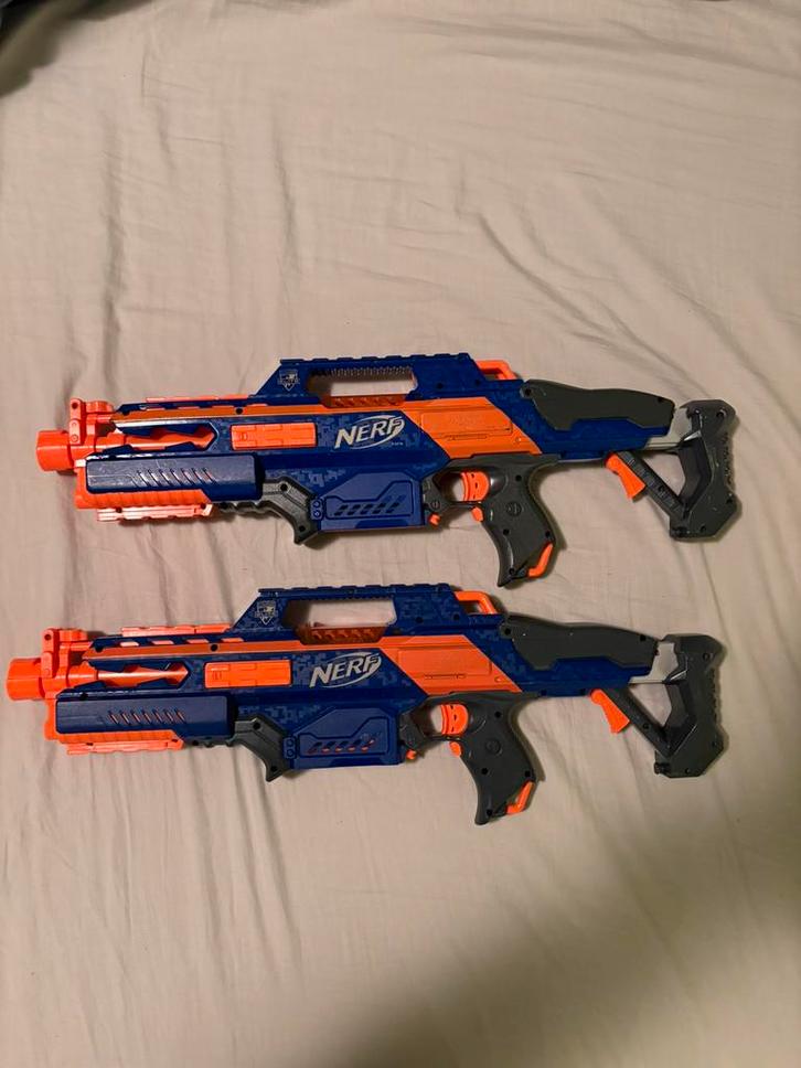 Grote bundel nerf geweren, Kinderen en Baby's, Speelgoed | Buiten | Actiespeelgoed, Gebruikt, Ophalen