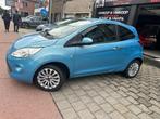 Ford Ka-serie Titanium Airco Wielen Park Tronic 96000 km, Auto's, Ford, Euro 5, Ka, Blauw, Bedrijf