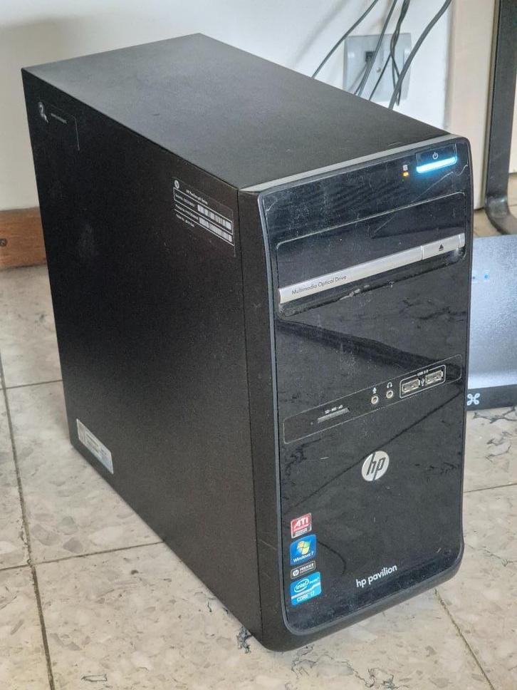 Tower-pc HP Intel Core i7-2600 Windows 10-computer van 1 TB, Computers en Software, Desktop Pc's, Gebruikt, 3 tot 4 Ghz, HDD, 8 GB