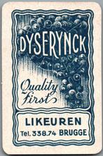 cartes à jouer - LK8390 - Dyserynck, liquors, Collections, Comme neuf, Carte(s) à jouer, Enlèvement ou Envoi