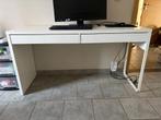 Bureau ikea blanc, Maison & Meubles, Enlèvement, Comme neuf, Bureau