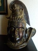 vintage bronze  buste God Shiva Hinduismus, Enlèvement