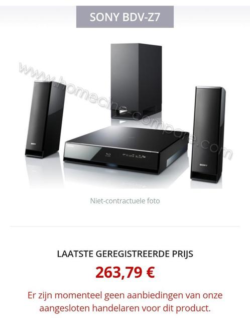 Sony Home theater system, Audio, Tv en Foto, Home Cinema-sets, Gebruikt, Dvd-speler, 2.1-systeem, 70 watt of meer, Sony, Ophalen