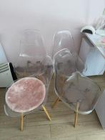 Chaise plexis transparent, Maison & Meubles, Chaises, Enlèvement, Utilisé