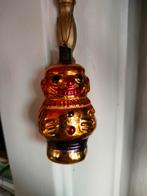 Antieke Ajeko kerstbal clown/robot goud (glazen oogje), Enlèvement ou Envoi