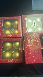 Gouden kerstballen Leffe, Diversen, Kerst, Ophalen of Verzenden, Nieuw