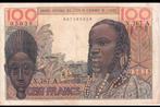 Afrique de l'Ouest/Côte d'Ivoire, 100 francs, 1961, Timbres & Monnaies, Billets de banque | Afrique, Envoi, Billets en vrac, Autres pays