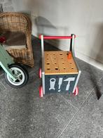 Gereedschapswagen houten speelgoed mooie staat, Comme neuf, Enlèvement