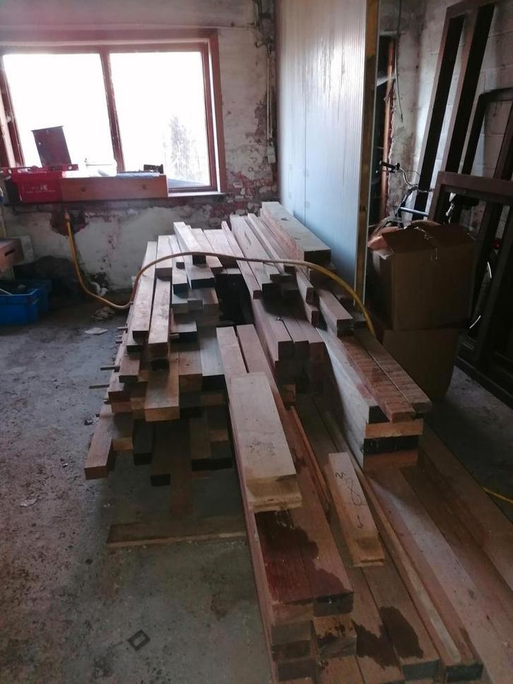 Partij meranti - hout, Bricolage & Construction, Bois & Planches, Enlèvement