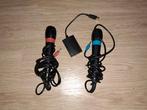 2x Originele Singstar Microfoon PS, Games en Spelcomputers, Ophalen of Verzenden, Zo goed als nieuw