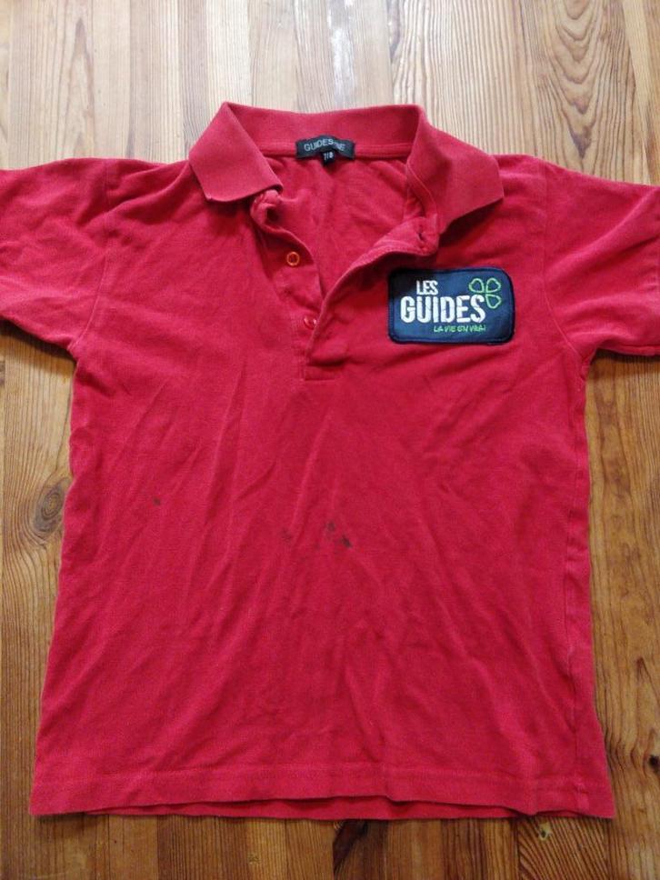 Polo t shirt lutin (taille 7/8), Kinderen en Baby's, Kinderkleding | Maat 128, Gebruikt, Meisje, Overige typen, Ophalen