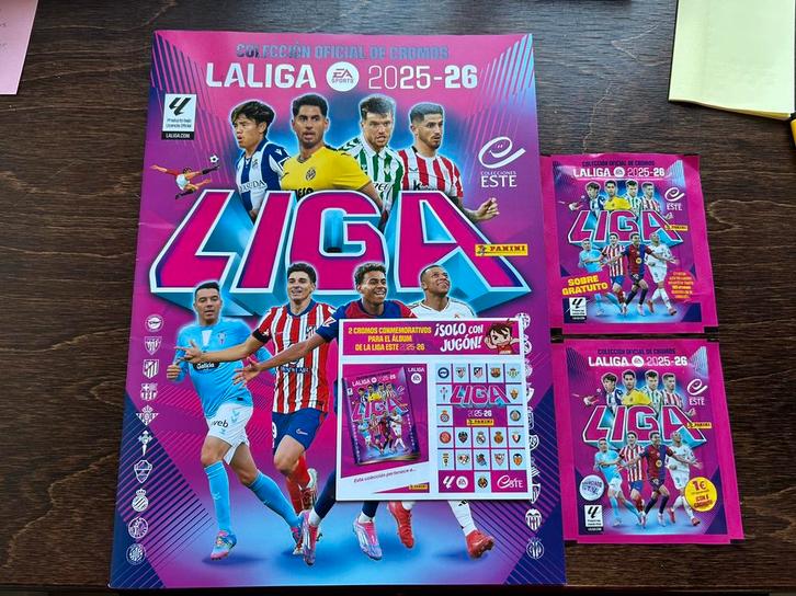 Panini Spanje ‘La liga 2025/26’ compleet, Hobby en Vrije tijd, Stickers en Plaatjes, Nieuw, Meerdere stickers, Ophalen of Verzenden