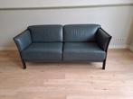 Design zetel in groen leder - DRINGEND WEG, Huis en Inrichting, Ophalen, Hout