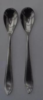 SOLA GZ 430 PUNTFILET 2x theelepel 11cm set Teaspoon Spoon L, Huis en Inrichting, Verzenden, Zo goed als nieuw