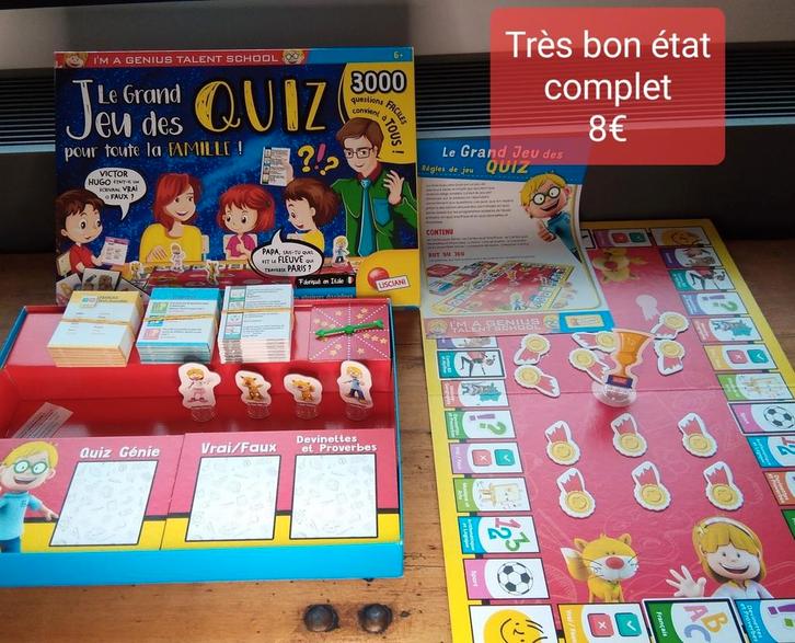 Le jeu des grands Quiz pour toute la famille, Hobby en Vrije tijd, Gezelschapsspellen | Bordspellen, Gebruikt, Ophalen