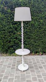 Witte staanlamp, Huis en Inrichting, Ophalen, Hout, Gebruikt, Landelijk