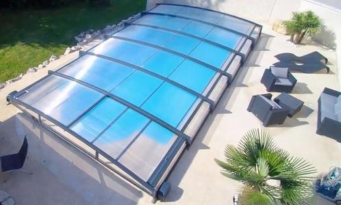 Abri de piscine polycarbonate transparent et aluminium, Jardin & Terrasse, Accessoires de piscine, Neuf, Couverture de piscine