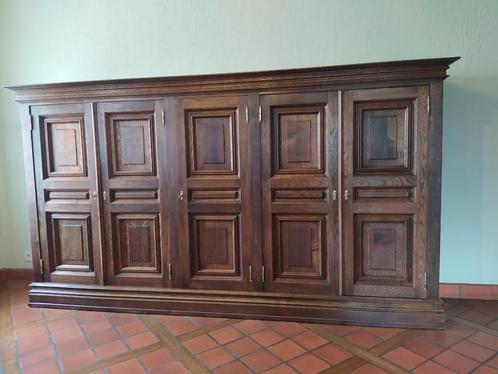 eetkamer - eiken klasse meubel, Huis en Inrichting, Complete eetkamers, Gebruikt, 4 tot 6 stoelen, Ophalen