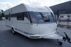 Nieuwe 4pers.Hobby met frans bed, ronde zithoek, Caravans en Kamperen, Hobby, Koelkast, Bedrijf, Tot en met 4