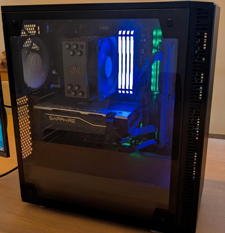 PC voor gaming of productiviteit, Computers en Software, Desktop Pc's, Zo goed als nieuw, 4 Ghz of meer, HDD, SSD, 32 GB, Met videokaart