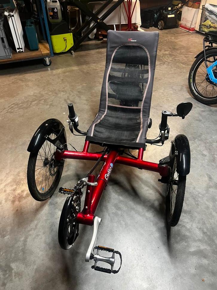 HP Velotechnik Scorpion FX    trike ligfiets, Fietsen en Brommers, Fietsen | Ligfietsen, Zo goed als nieuw, Ophalen of Verzenden