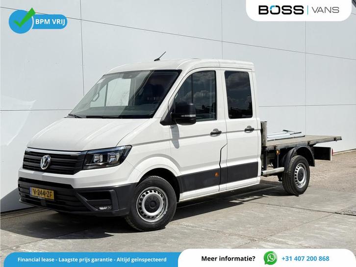 Volkswagen Crafter 2.0 TDI 102PK Open laadbak Pritsche Pick, Auto's, Bestelwagens en Lichte vracht, Bedrijf, Te koop, ABS, Achteruitrijcamera
