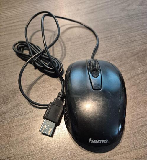 Muis met draad - Hama, Computers en Software, Muizen, Zo goed als nieuw, Muis, Bedraad, Ophalen of Verzenden