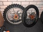 1,5 sets wielen KTM SXF SX 125 250 450 wielset achterwiel, Motoren, Ophalen