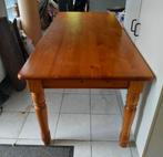 Houten tafel 180 x 85 x 76 cm met 2 lades, Huis en Inrichting, Tafels | Eettafels, Ophalen