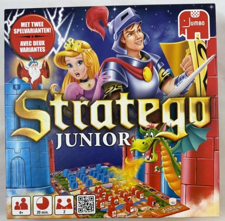 Stratego Junior jumbo bordspel compleet vanaf 4 jaar spel, Hobby en Vrije tijd, Gezelschapsspellen | Bordspellen, Zo goed als nieuw