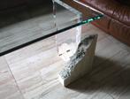 Travertin coffee table - Vintage salontafel, Antiek en Kunst, Ophalen